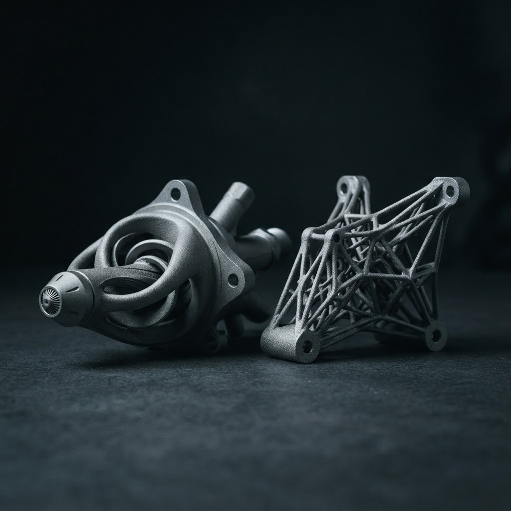 Aerospace components manufactured by Metal3D