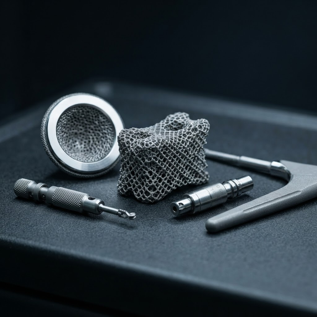Medical components manufactured by Metal3D